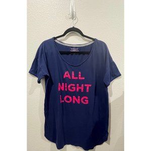VICTORIA'S SECRET Navy Blue Sleepshirt